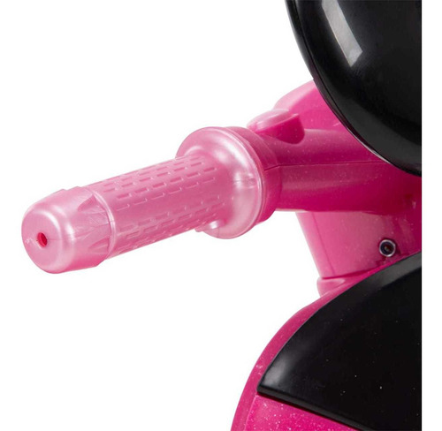 Montable Moto Vespa Minnie Mouse 6v Color Rosa Mate
