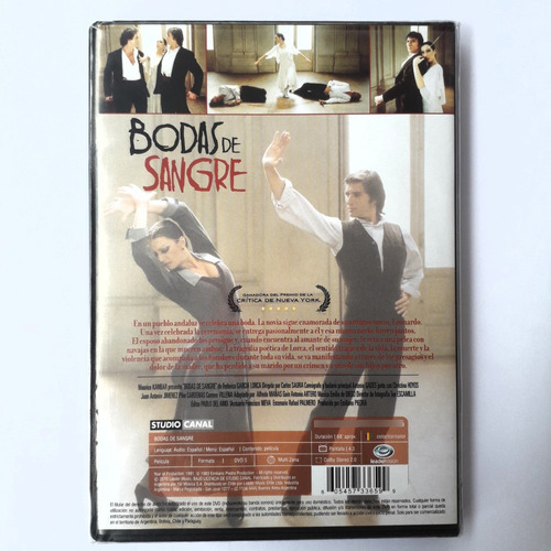 Dvd Bodas De Sangre De Carlos Saura