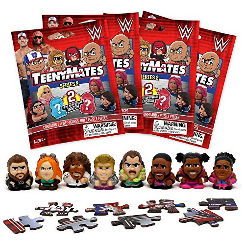 Figuras Mini Teenymates Wwe Serie 2 - 4 Pack