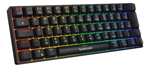 Teclado Mecânico Neologic Pro Dark Precision Rgb Abnt2