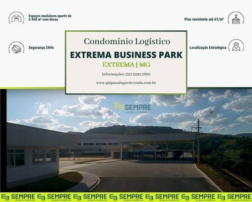 Imagem 1 de 18 de Galpão Para Alugar Em Extrema/mg - Ga1301