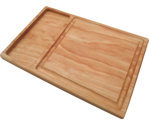 Jgo 15 Tabla Plato Madera Pino  2 Cm Carnes Asado 19 X 30cm