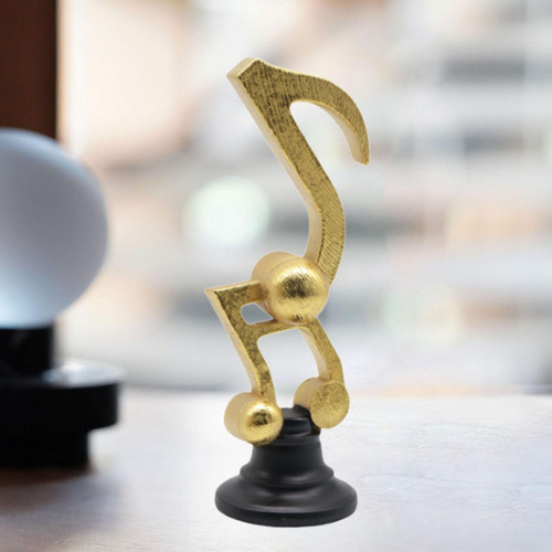Escultura De Nota Musical, Centro De Mesa De Resina, M