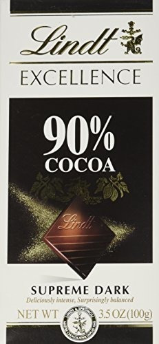 Lindt Excelencia 90% De Cacao Bar, Oscuro Suprema 3,5 Oz