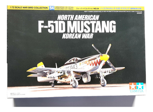 Avión P-51 D Mustang 1/72 Tamiya