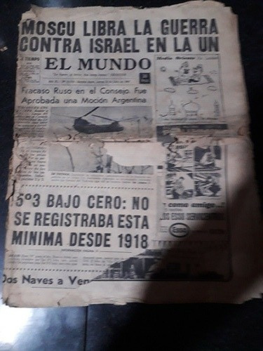 Diario El Mundo 15 6 1967 Frío Dean Martín Sofía Loren Faiad
