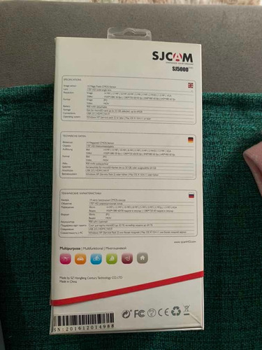 Câmera Wifi À Prova D' Água Sjcam Sj5000 2.0 Lcd Hd 1080p G