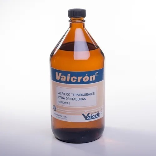 Monomero Termocurable Para Dentaduras Vaicron 500 Ml