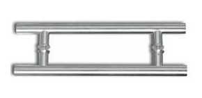 Manijon Doble Acero Inoxidable Aluminio O Blindex 3,2 X 80cm