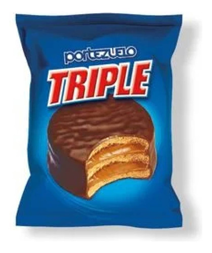 Alfajores Portezuelo Triple Chocolate X12u