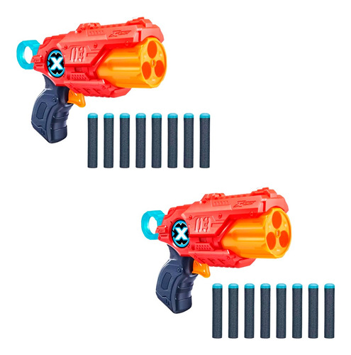 Combo X2 Pistolas Lanza Dardo X-shot Mk 3 Tipo Nerf 