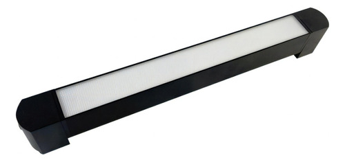 Luminária Led Difusa Preta P/trilho 20w 4000k Bivolt 34cm Cor Preto 110V/220V