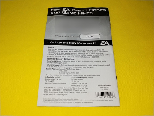 The Sims 2 Ps2 Playstation 2 *original* (Usado)