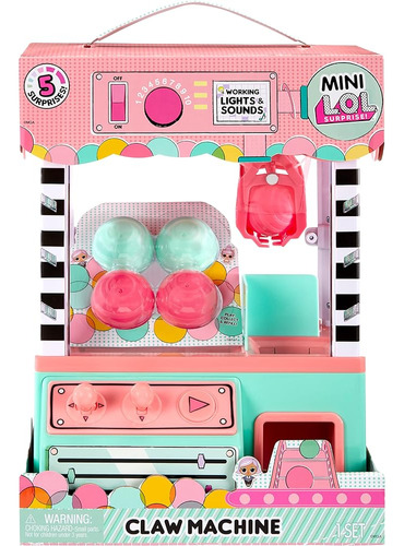 Lol Surprise Minis Claw Machine Playset Con 5 Sorpresas Con 