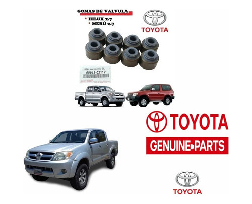 Sello O Goma De Valvulas Toyota Hilux 2.7l 06-08