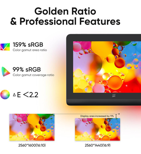 Xppen Artist Pro 16 Gen2 2.5k 16 Pulgadas Qhd Tableta De ...