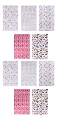 Lámina De Cuero Pu Leather For Cat Series, 10 Unidades