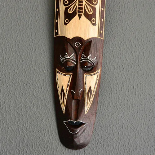 Máscaras Africanas Talla De Madera Colección Aborigen Yy