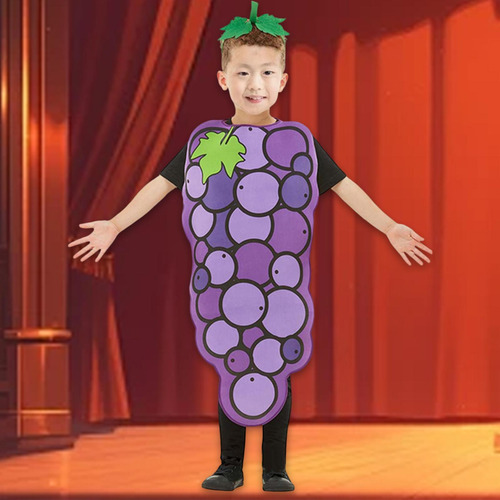 Disfraz De Uva Para Niños Cosplay Disfraz De Fruta De