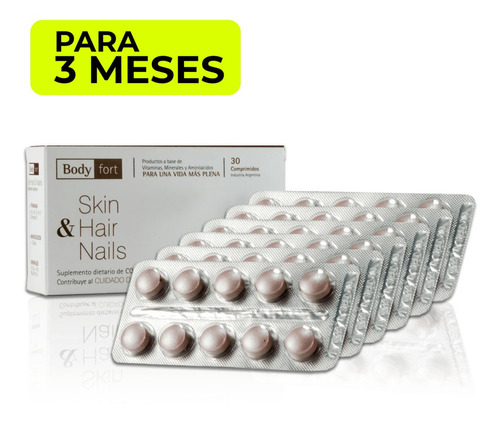 Pack Vitaminas Skin Hair & Nails Mujer X6 Premium