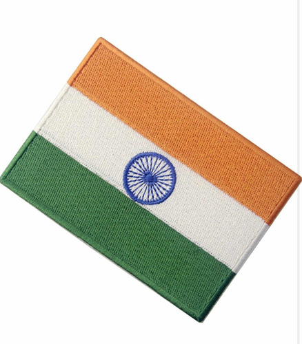 Parches Bordado Bandera De India