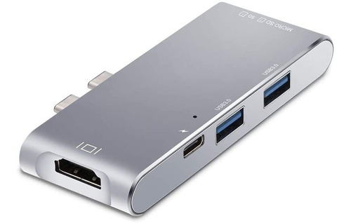 Hub Usb C Flagtop | Usb 3.0, Sd/tf, Hdmi, Pd | Macbook