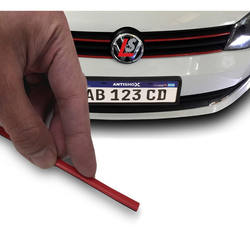 Vira Roja 5 Mm De Ancho Por 5 Metros Para Vw Gol Senda Silvaflex