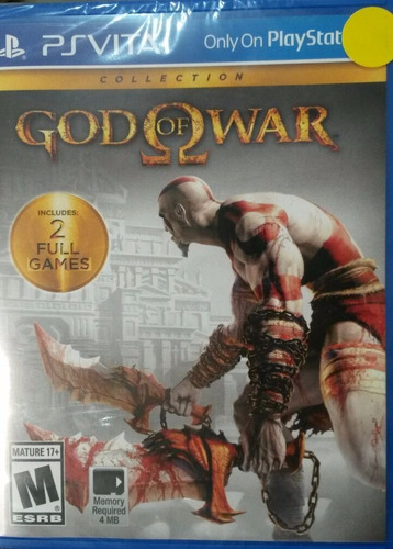 God Of War Collection 1 E 2 Psvita Novo Lacrado Envio Imedia