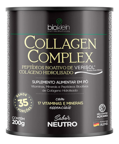 Collagen Complex - 200g Neutro - Bioklein