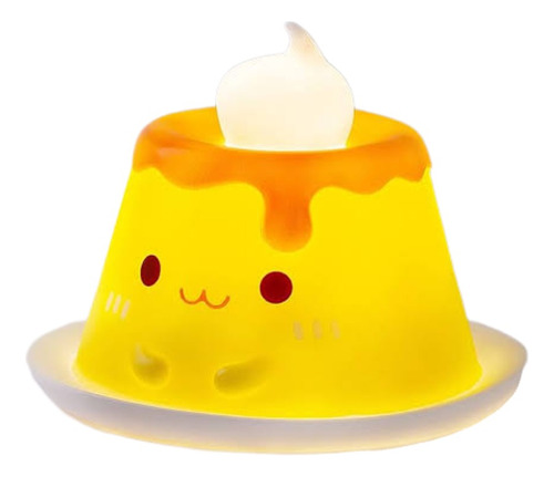 Lámpara Kawaii De Pudín - Lámpara De Postre Kawaii