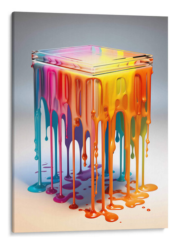 Canvas Lab Cuadro Derríteme En Colores - I 30x40