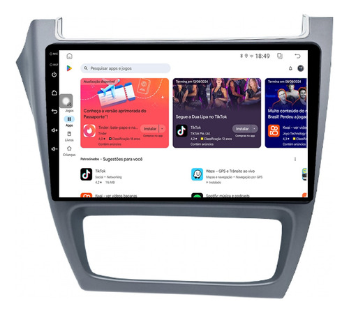 Multimidia Vw Fox 14/21 9p Android Auto Carplay 64gb