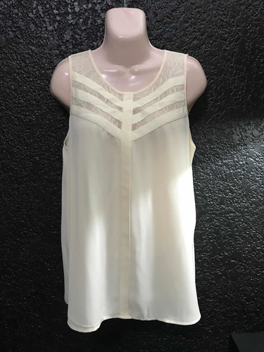 Blusa Beige Marca Hawthorn T/ M. Usada.