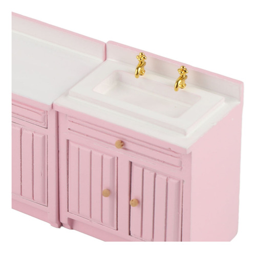 Mueble De Cocina Doll House, Accesorio En Miniatura 1:12