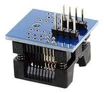 Comprar Zocalo Adaptador Smd Soic8 A Dip8 200mil Eeprom Ch341