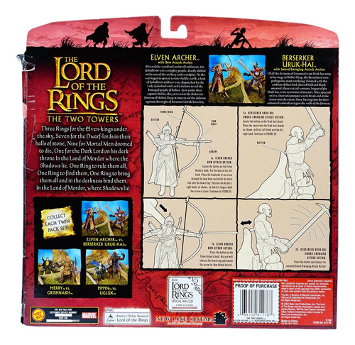 The Lord Of The Rings Two Towers Elven Archer Vs Berserker
