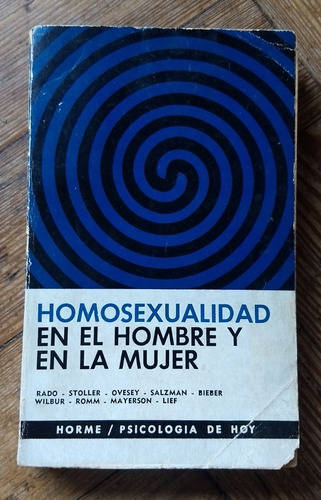 Homosexualidad En El Hombre & La Mujer- Rado Stoller Y Otros