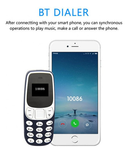 F Mini Teléfono Móvil L8star Bm10, Tarjeta Sim Dual Con Reprod