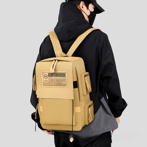 Mochila Simple Y Elegante Bolsa De Viaje Para Portátil De Gran Capacidad