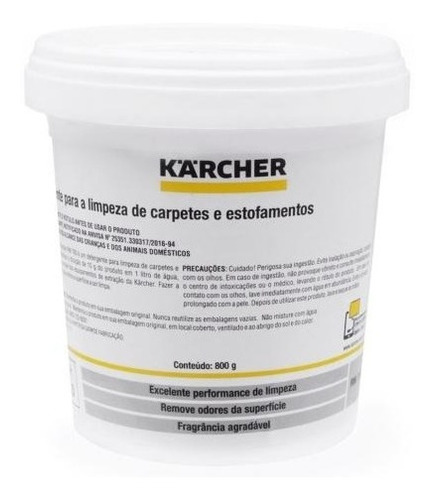 Detergente Carpete Estofado Extrator 1,6kg Rm760 Karcher