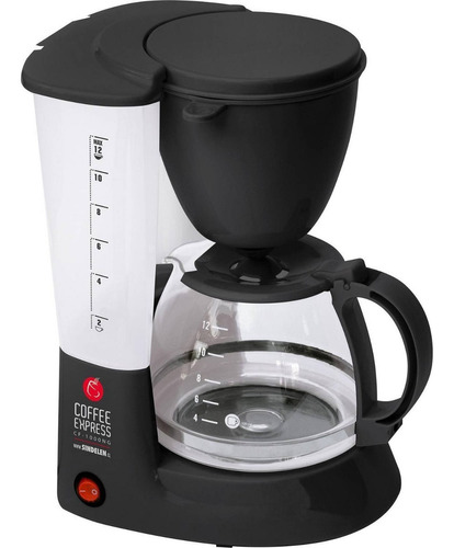 Cafetera Sindelen CF-1000NG semi automática negra de filtro 220V - 240V