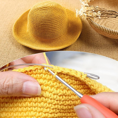 Juego De 86 Ganchos De Crochet Agujas Ergonómicas Para Tejer