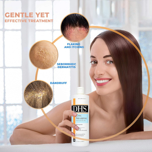Shampoo De Zinco Dhs, 16 Onças (pacote Com 2)