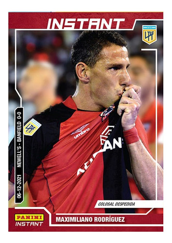 Maximiliano Rodríguez Newell´s Panini Instant #12 Adrenalyn