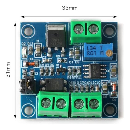 Jessinie 5 Unidades Pwm A Módulo De Voltaje 0%-100 Pwm A V