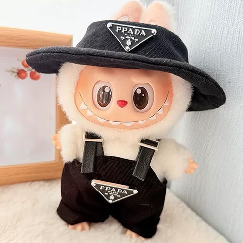 Ropa Para Labubu De 17 Cm, Conjunto De Sombrero Y Mono Para