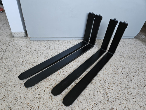Juego De 2 Uñas Para Autoelevador Tipo Sampi 1100 Ó 1220 Mm