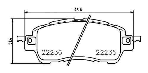 Imagen 2 de 4 de Balatas Brembo (d) Low Met Toyota Yaris 19-20 Mazda 2 16-17
