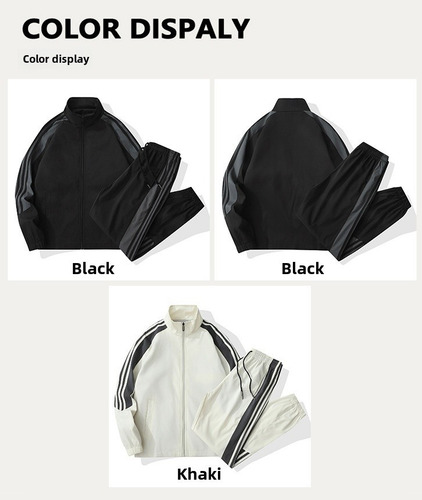 Conjunto De Ropa Deportiva Casual De Primavera Y Otoño Para