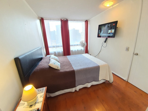 Imagen 2 de 22 de 1 Dormitorio Amoblado Metro Santa Lucía